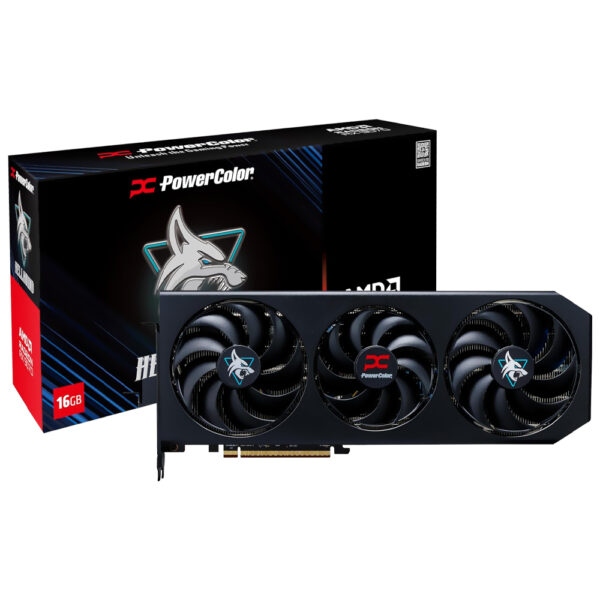 Placa de Vídeo PowerColor Hellbound 16GB Radeon RX9070 GDDR6 - 16G-LOC
