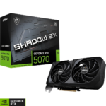 Placa de Vídeo MSI GeForce RTX 5070 Shadow 2X OC Edition 12 GB GDDR7
