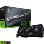 Placa de Vídeo MSI GeForce RTX 5070 Shadow 3X OC 12 GB GDDR7