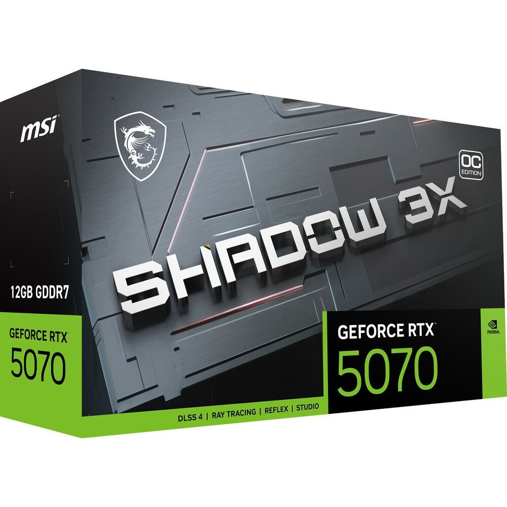 Placa de Vídeo MSI GeForce RTX 5070 Shadow 3X OC 12 GB GDDR7 - Imagem 7