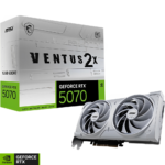Placa de Vídeo MSI GeForce RTX 5070 Ventus 2X OC Edition 12 GB GDDR7 - Branco