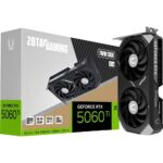 Placa de Vídeo Zotac Gaming Dual GeForce RTX 5060 Ti Twin Edge OC Edition 8 GB GDDR7 (ZT-B50610H-10A)