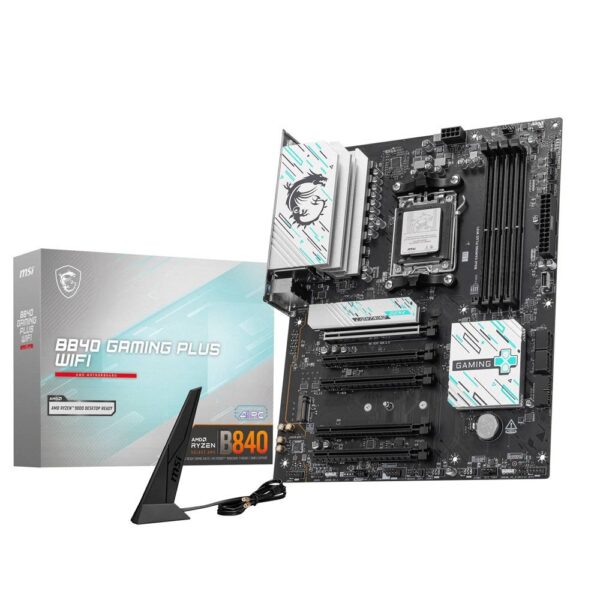 Placa-Mãe MSI B840 Gaming Plus AM5 DDR5 ATX Wi-Fi