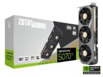 Placa de Vídeo Zotac Gaming GeForce RTX 5070 Ti Solid SFF OC Edition 16 GB GDDR7 (ZT-B50710J3-10P)