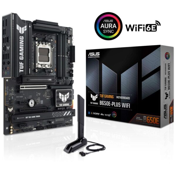 Placa-Mãe ASUS TUF Gaming B650E-PLUS AM5 DDR5 ATX Wi-Fi