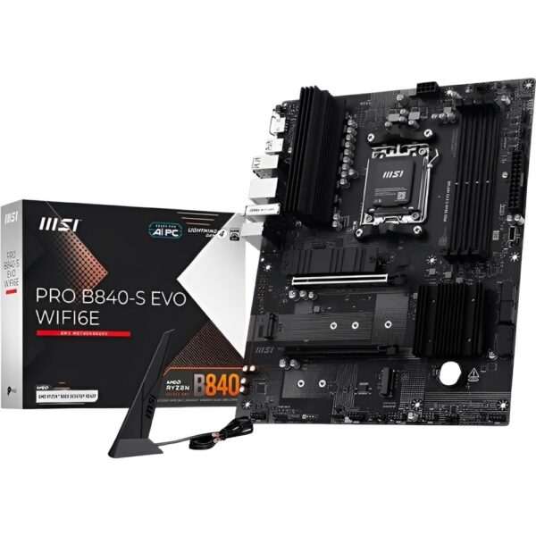 Placa-Mãe MSI Pro B840-S Evo AM5 DDR5 ATX