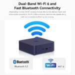 Mini PC Beelink EQ Intel N150 12 GB LPDDR5 500 GB SSD - Azul - Imagem 3