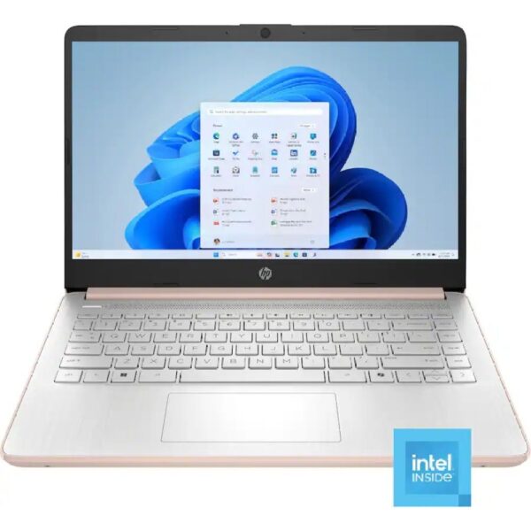 Notebook HP 14-DQ6105DX UFS 14" Intel N150 4 GB 128 GB SSD - Pale Rosa Dourado