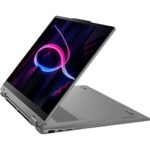 Notebook 2 em 1 /Tablet Lenovo Yoga 7i 2 em 1 Aura Edition 83TE0002US OLED 16" Touchscreen Intel Core Ultra 7 355 - Cinza Luna - Imagem 8