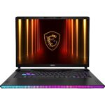 Notebook Gamer MSI Raider 16 HX AI A2XWIG-668CA 16" Core Ultra 9 275HX 64 GB NVIDIA GeForce RTX 5080 - Gris