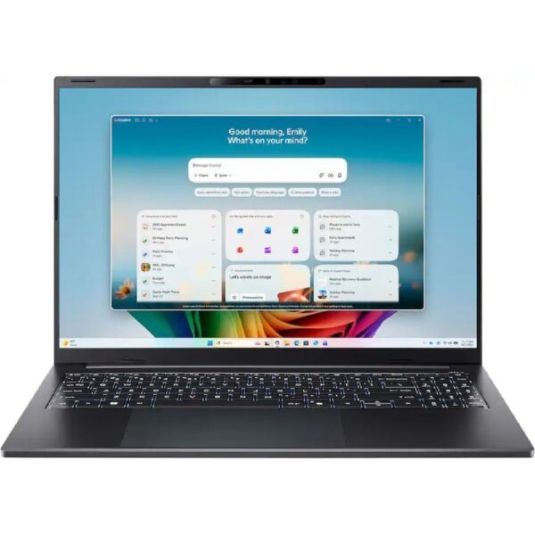 Notebook Acer Swift Go SFG16-A71T-R87F 16" Touchscreen AMD Ryzen AI 9 465 32 GB 1 TB SSD - Obsidian Preto