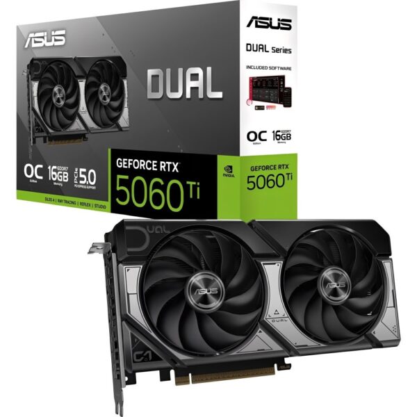 Placa de Vídeo Asus Dual GeForce RTX 5060 Ti OC Edition 16 GB GDDR7