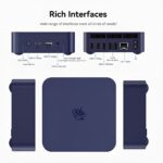 Mini PC Beelink EQ Intel N150 12 GB LPDDR5 500 GB SSD - Azul - Imagem 4