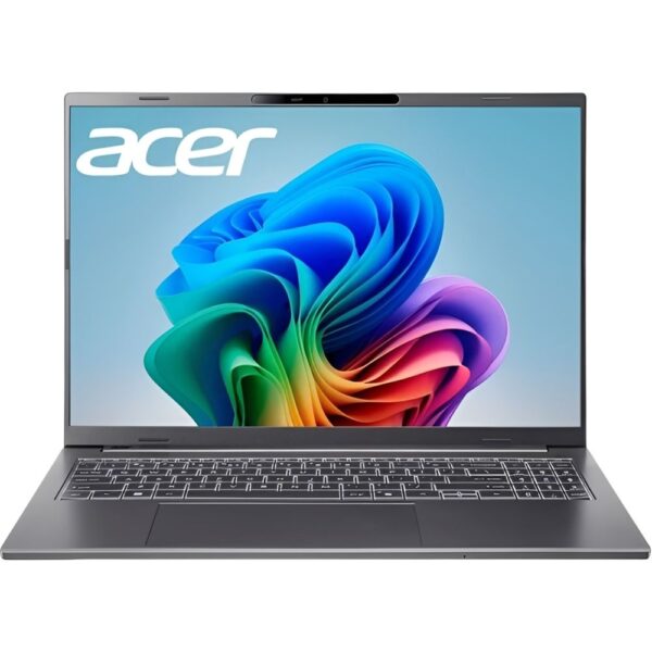 Notebook Acer Aspire A16-52MT-91B0 16" Touchscreen Intel Core Ultra 9 288V 32 GB 1 TB SSD - Steel Cinza