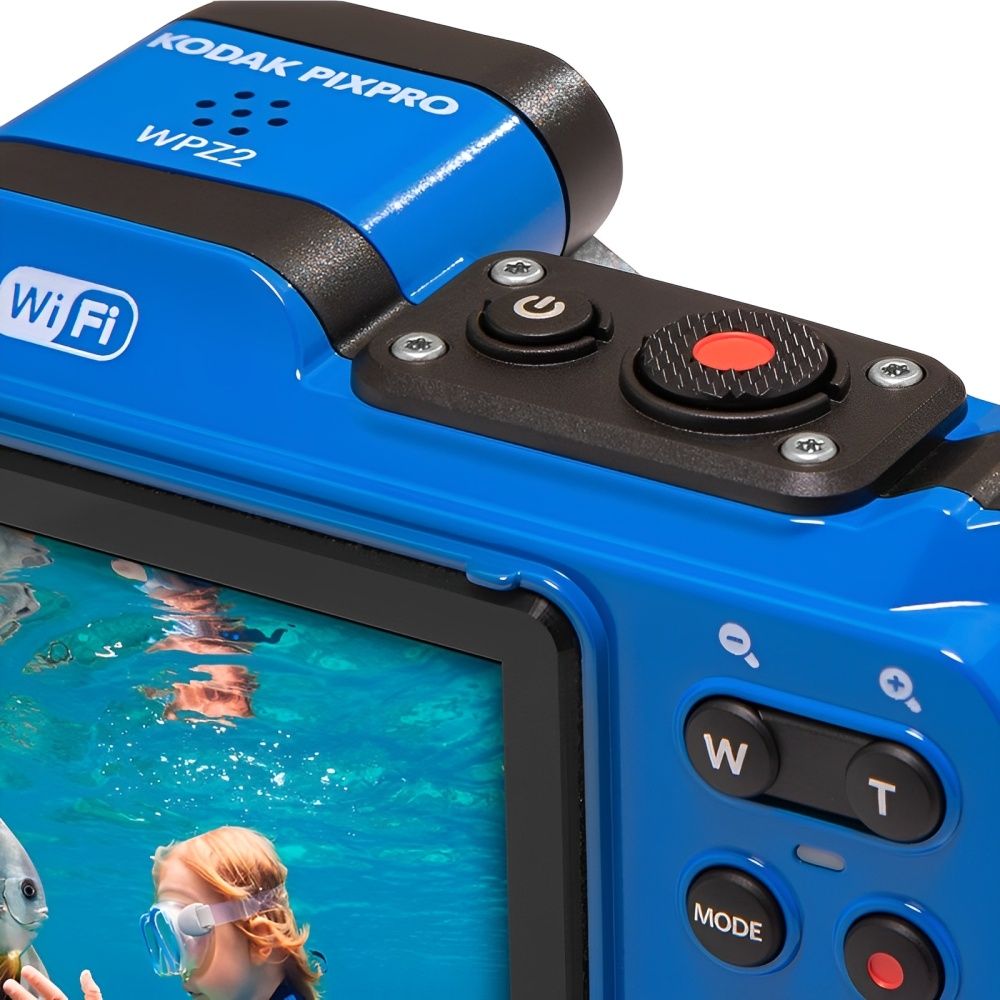 Câmera Kodak Pixpro WPZ2 - Azul + 2 Baterias + microSD - Imagem 9