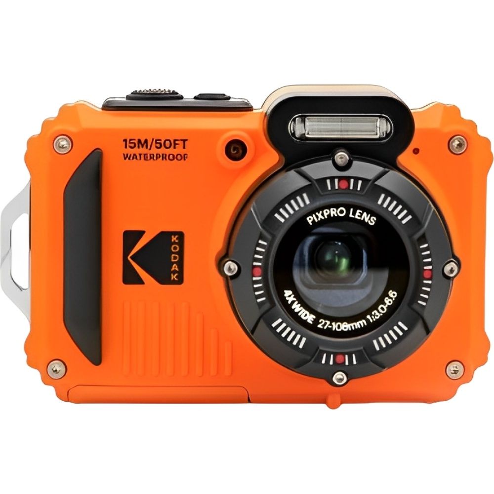 Câmera Kodak PixPro WPZ2 com 2 Baterias + microSD - Laranja - Imagem 4