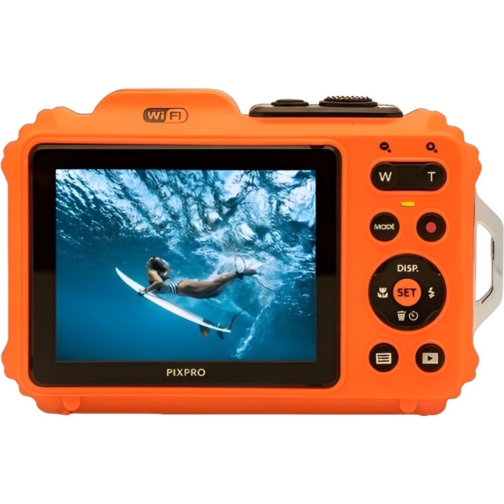 Câmera Kodak PixPro WPZ2 com 2 Baterias + microSD - Laranja - Imagem 5