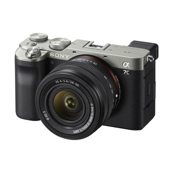 Câmera Sony A7C (ILCE-7C) Kit 28-60mm f/4-5.6 - Prata