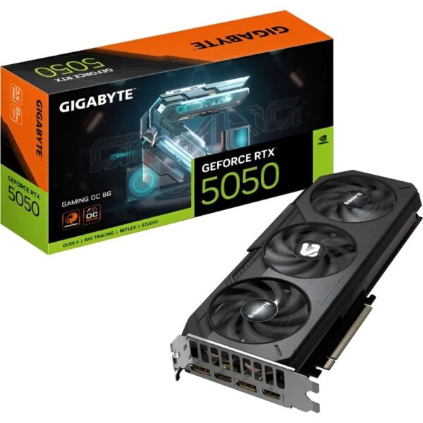 Placa de Vídeo Gigabyte RTX 5050 Gaming OC Edition 8 GB GDDR6