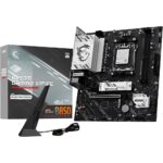 Placa-Mãe MSI B850M Gaming Wi-Fi 6E AM5 DDR5 Micro ATX