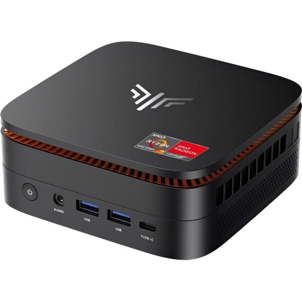 Mini PC Kamrui Hyper H1 AMD Ryzen 7 7735HS 24 GB DDR5 1 TB SSD - Preto