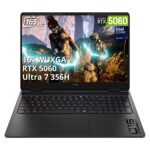 Notebook Gamer HP HyperX 16" Core Ultra 7 356H 16 GB 512 SSD GeForce RTX 5060 8 GDDR7 - Shadow Black