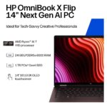 Notebook Gamer HP OmniBook X Flip 2-in-1 14-KC0023DX 14" Ryzen AI 7 445 24 GB - Deep Espresso - Imagem 3