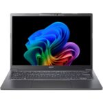 Notebook Acer Aspire 14 AI A14-52M-72FH 14" Intel Core Ultra 7-256V 16 GB LPDDR5X 1 TB SSD - Steel Gray