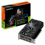 Placa de Vídeo Gigabyte GeForce RTX 5060 Ti WINDFORCE MAX OC 8 GB GDDR7 (GV-N506TWF2MAX-OC-8GD)