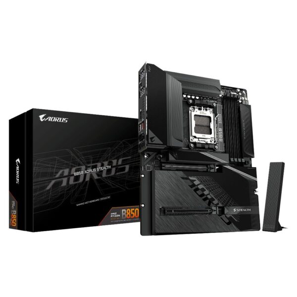 Placa-mãe Gigabyte B850 AORUS STEALTH AM5 DDR5 ATX