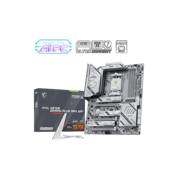 Placa-mãe MSI MAG X870E Gaming Plus Max WiFi AM5 DDR5