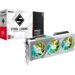 Placa de Vídeo Asrock Radeon RX 9060 XT Steel Legend OC Edition 16 GB GDDR6