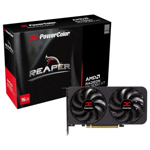 Placa de Vídeo PowerColor Radeon RX 9060 XT Reaper OC 16 GB GDDR6