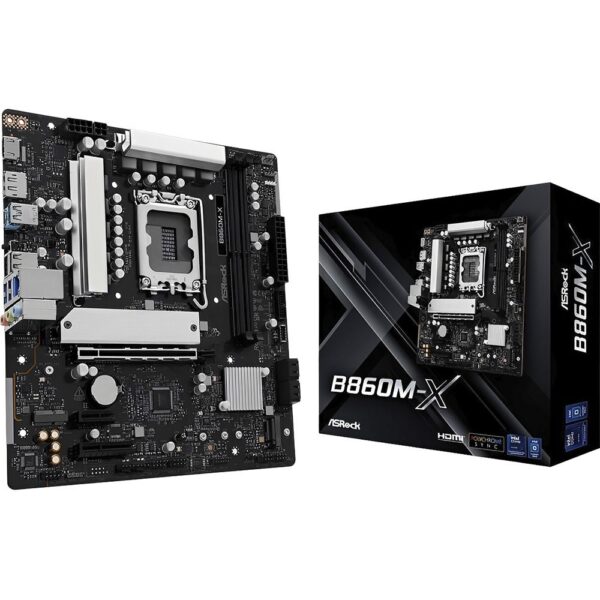 Placa-Mãe ASRock B860M-X LGA 1851 DDR5 Micro ATX
