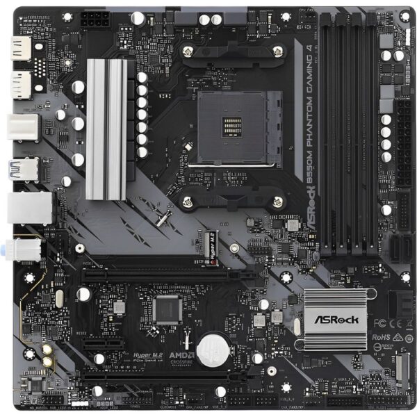 Placa-Mãe ASRock B550M Phantom Gaming 4 AM4 DDR4 Micro ATX
