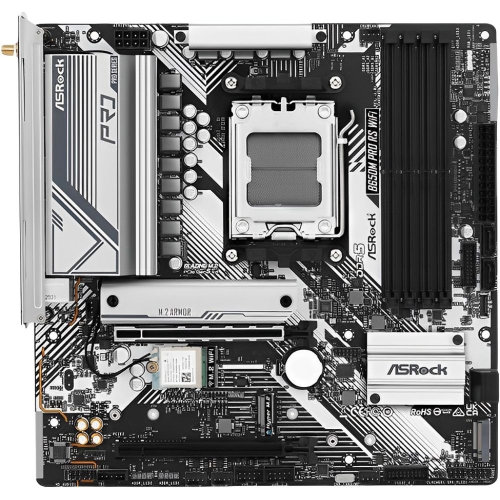 Placa-Mãe ASRock B650M Pro RS AM5 DDR5 Micro ATX - Imagem 4
