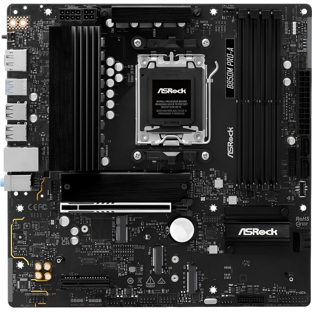 Placa-Mãe ASRock B850M PRO-A AM5 DDR5 Micro ATX - Imagem 3
