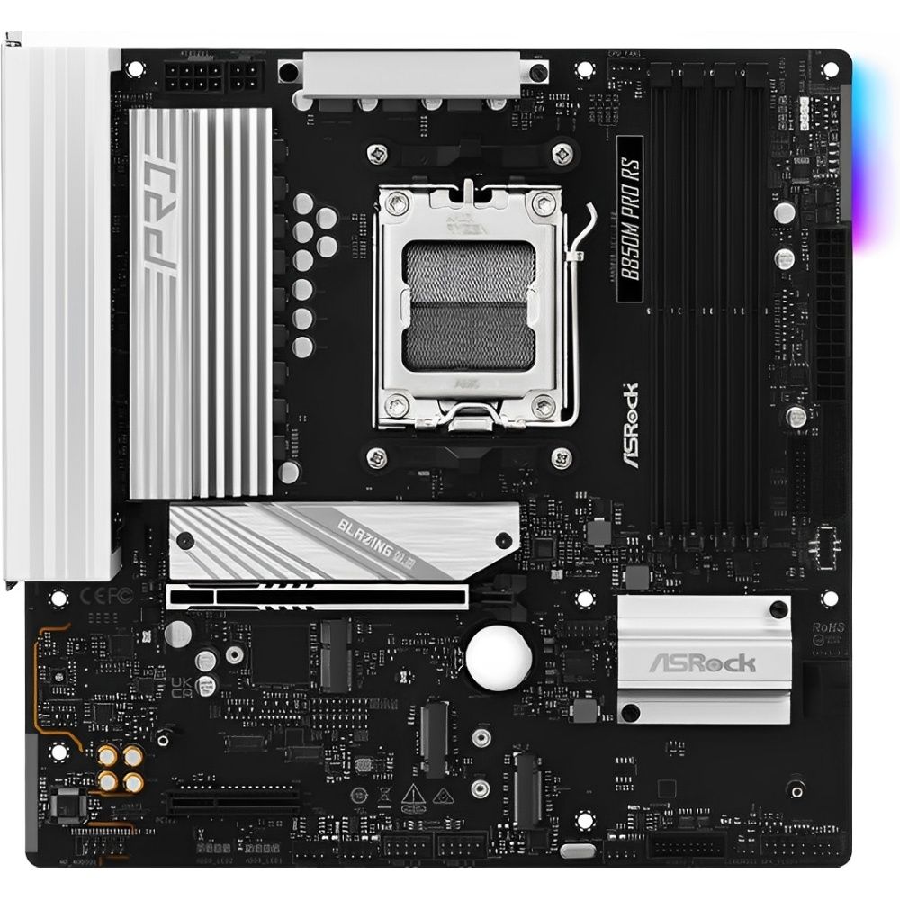 Placa-Mãe ASRock B850M PRO RS AM5 DDR5 Micro ATX Wi-Fi - Imagem 5