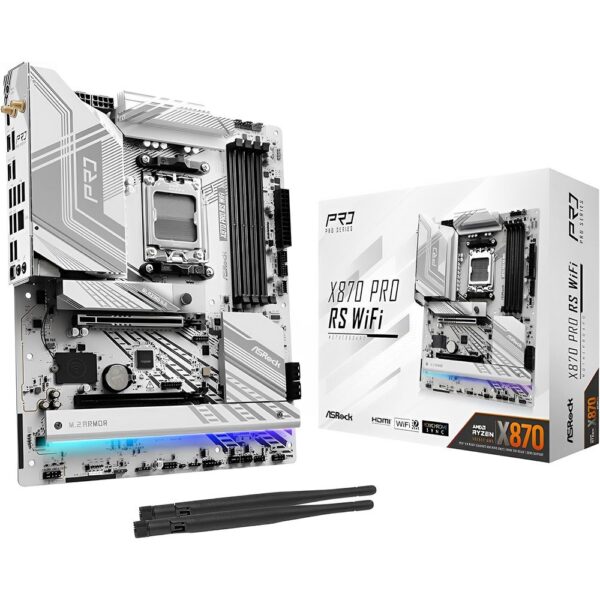 Placa-Mãe ASRock X870 Pro RS AM5 DDR5 ATX Wi-Fi