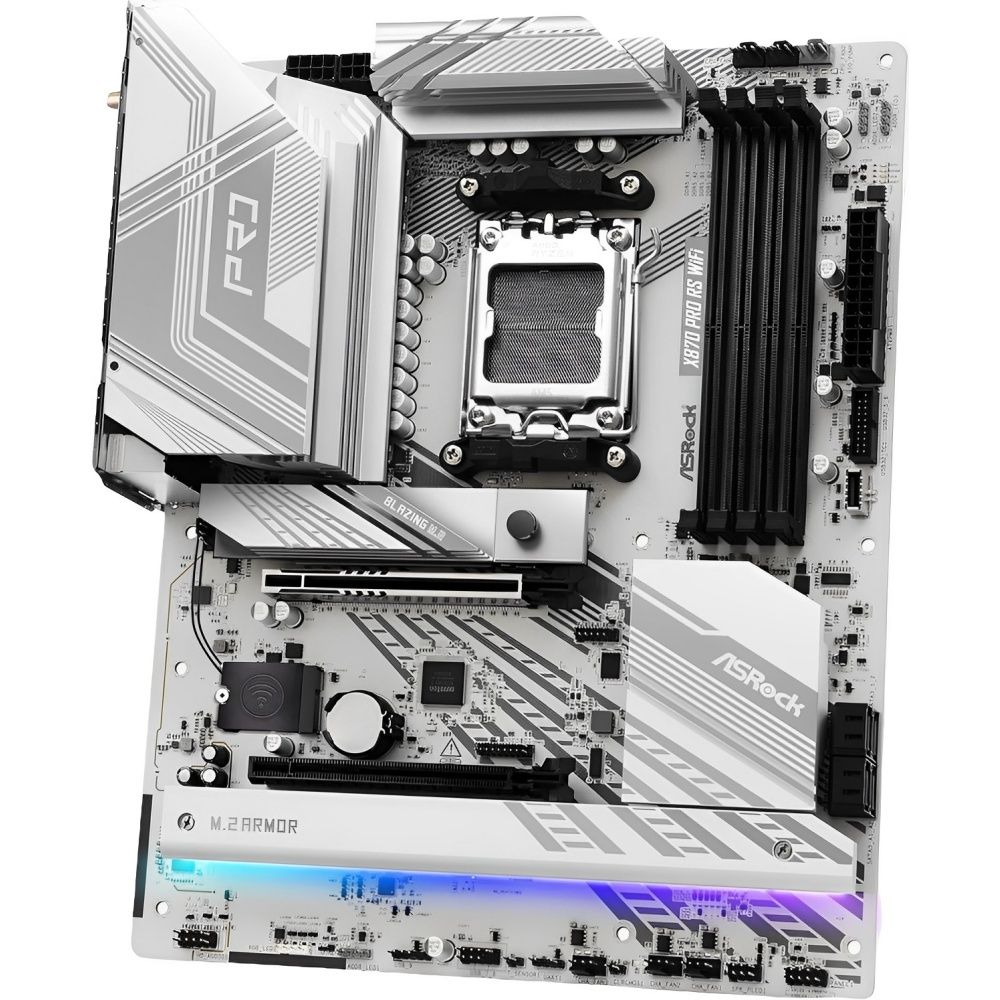 Placa-Mãe ASRock X870 Pro RS AM5 DDR5 ATX Wi-Fi - Imagem 3