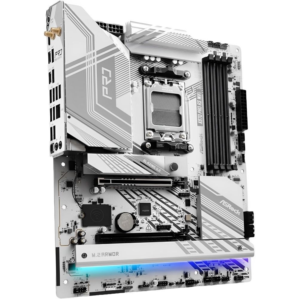Placa-Mãe ASRock X870 Pro RS AM5 DDR5 ATX Wi-Fi - Imagem 5