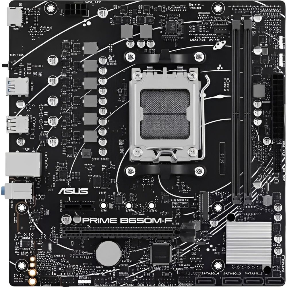Placa-Mãe ASUS Prime B650M-F AM5 DDR5 Micro ATX - Imagem 5
