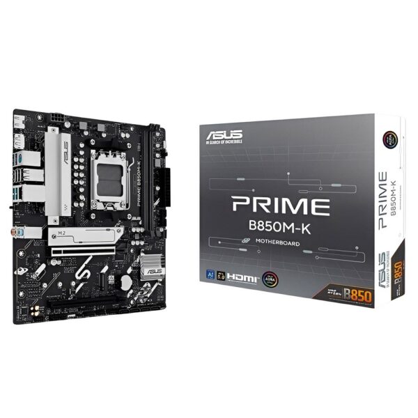 Placa-Mãe ASUS Prime B850M-K AM5 DDR5 Micro ATX