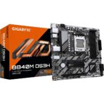 Placa-Mãe Gigabyte B840M DS3H AM5 DDR5 Micro ATX