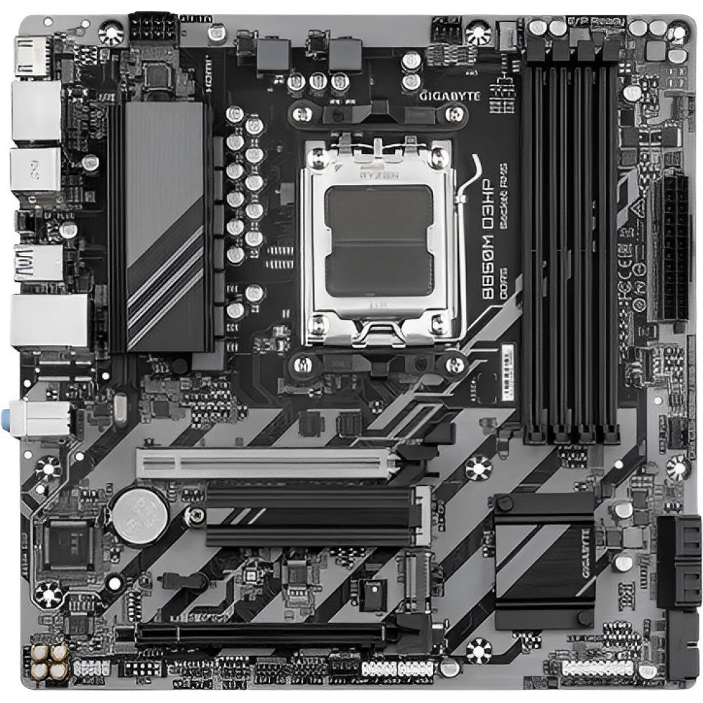 Placa-Mãe Gigabyte B850M D3HP AM5 DDR5 Micro ATX - Imagem 3