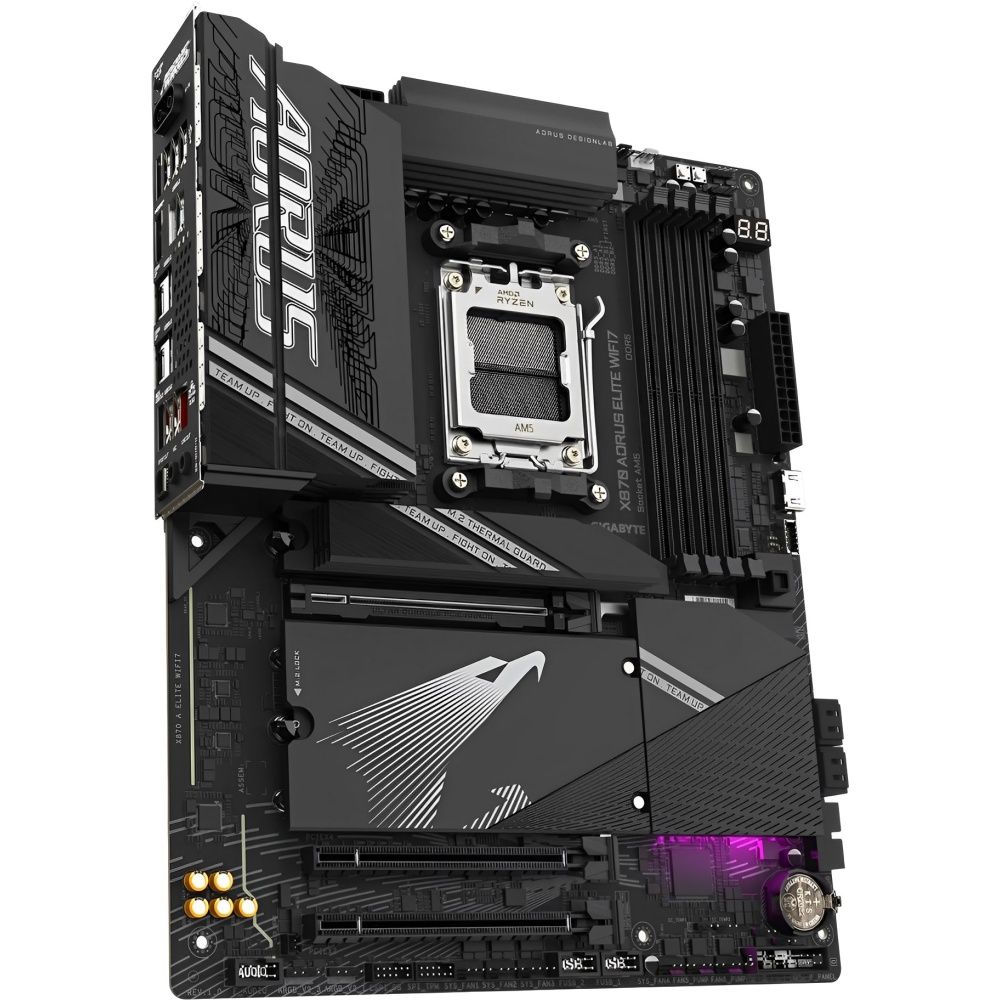 Placa-Mãe Gigabyte X870 AORUS Elite 7 AM5 DDR5 ATX Wi-Fi - Imagem 3