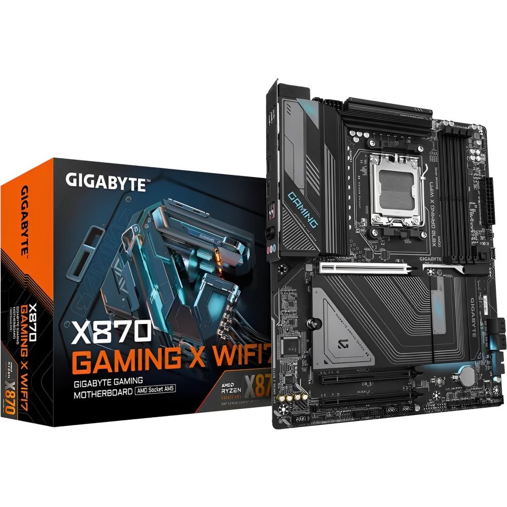 Placa-Mãe Gigabyte X870 Gaming X 7 AM5 DDR5 ATX Wi-Fi - Imagem 2