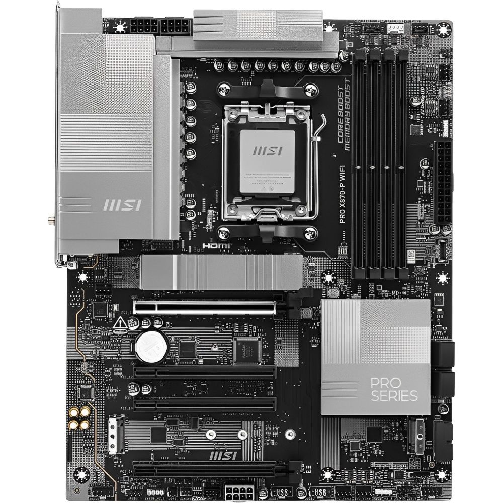 Placa-Mãe MSI PRO X870-P AM5 DDR5 ATX Wi-Fi Placa-Mãe MSI PRO X870-P AM5 DDR5 ATX Wi-Fi - Imagem 1