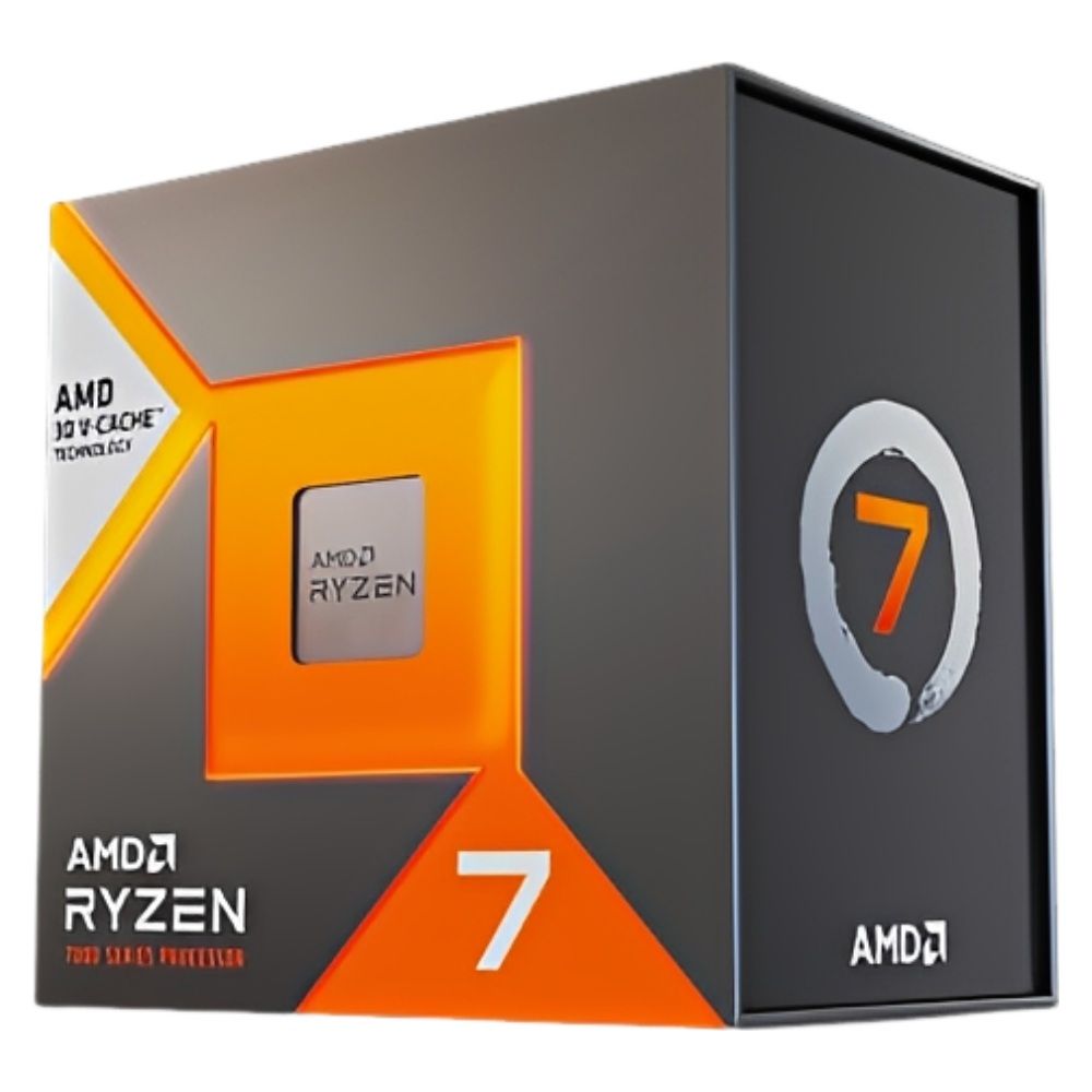 Processador AMD Ryzen 7 7700X3D AM5 8 Núcleos até 4.5 GHz 96 MB 3D V-Cache (Sem Cooler) Processador AMD Ryzen 7 7700X3D AM5 8 Núcleos até 4.5 GHz 96 MB 3D V-Cache (Sem Cooler) - Imagem 1