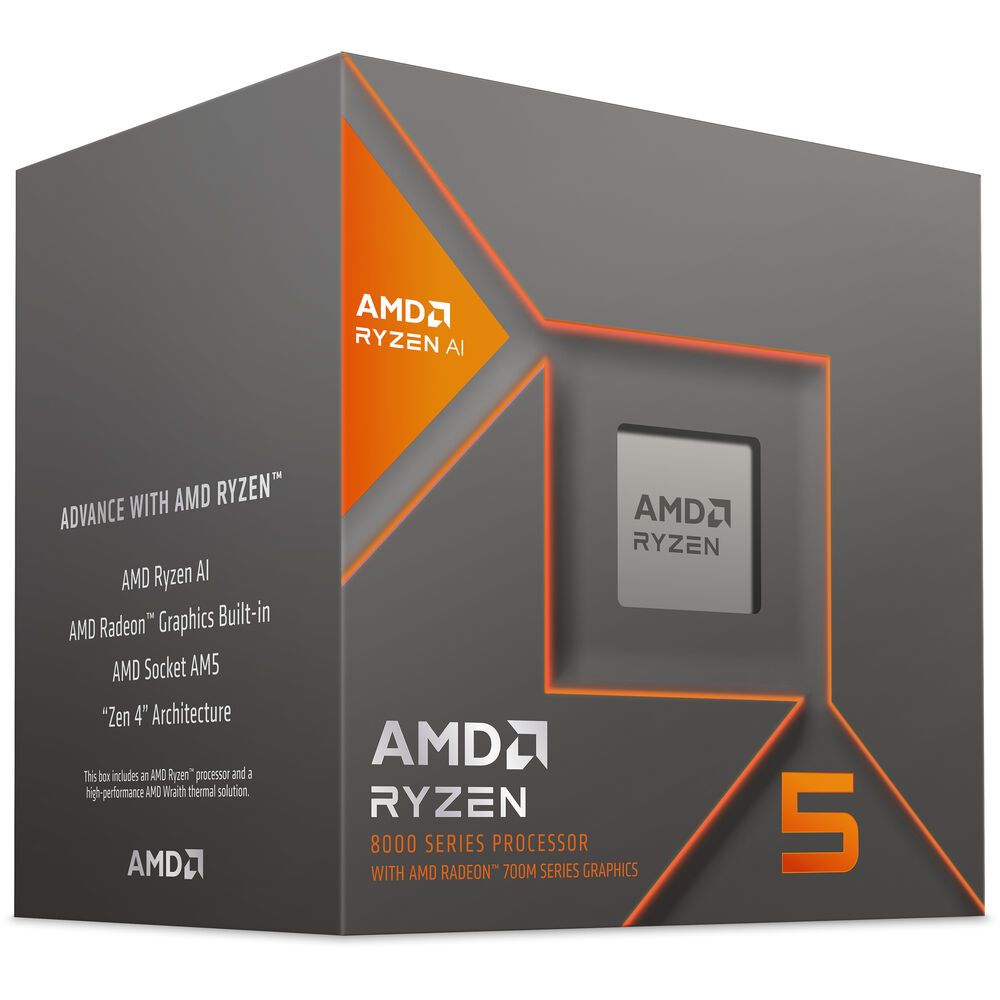 Processador AMD Ryzen 5 8600G AM5 6 Núcleos 4.3 GHz Processador AMD Ryzen 5 8600G AM5 6 Núcleos 4.3 GHz - Imagem 1